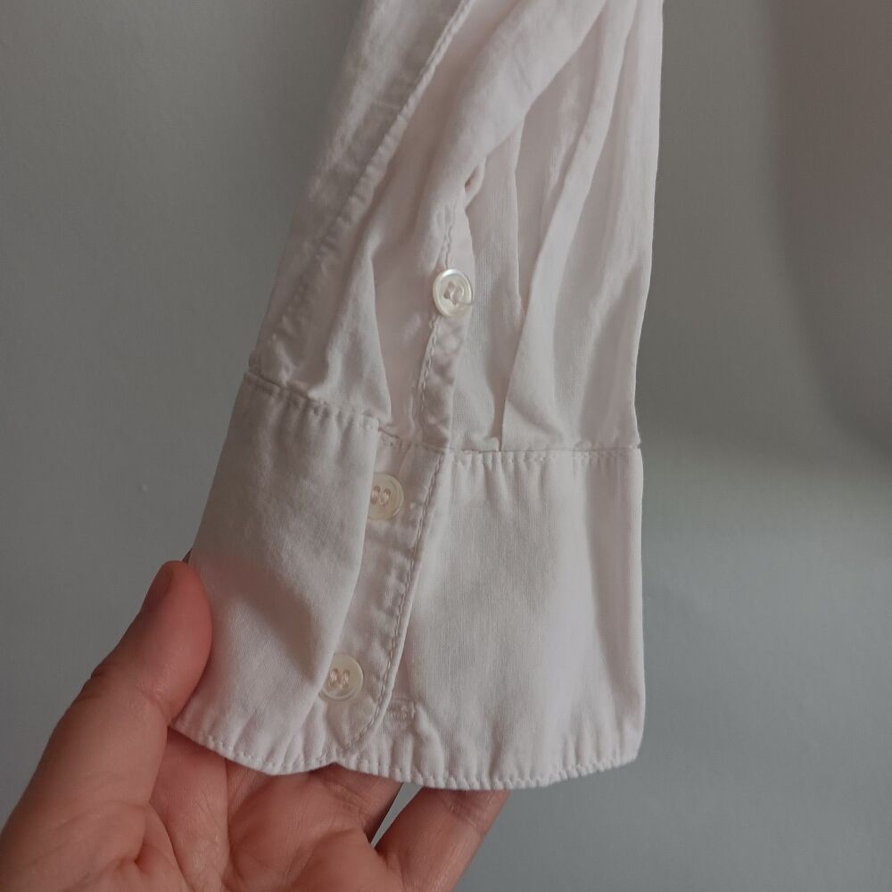 Xirena Light Pink Cotton Button Up Long Sleeve Shirt Size M Lightweight Breezy - Picture 5 of 8